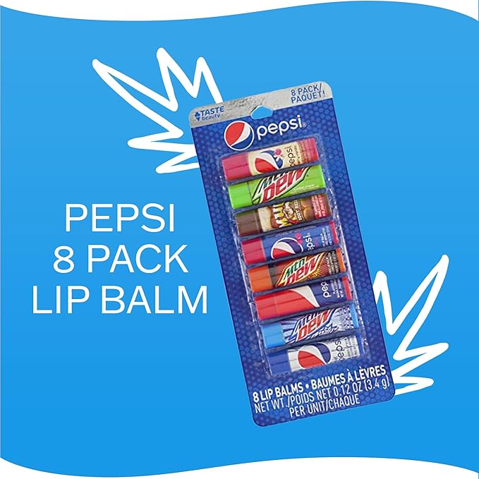 Taste Beauty Pepsi 8 Pack Lip Live