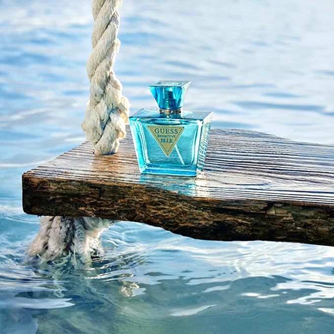 GUESS Seductive Blue Women/Femme Eau de Toilette Perfume Spray For Women, 2.5 Fl. Oz.