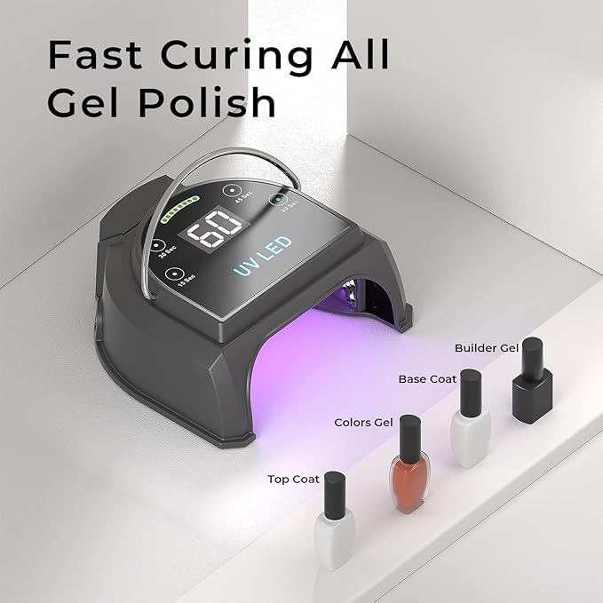 80w professional cordless uv led