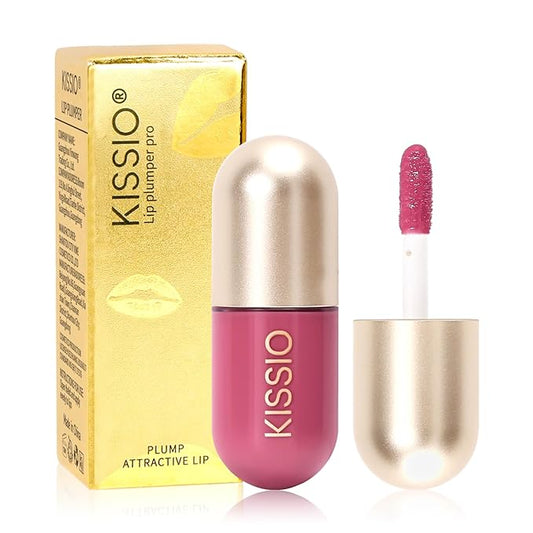 KISSIO Lip Plumper,Color Lip Plumper Gloss,Lip (04#Liqueur)