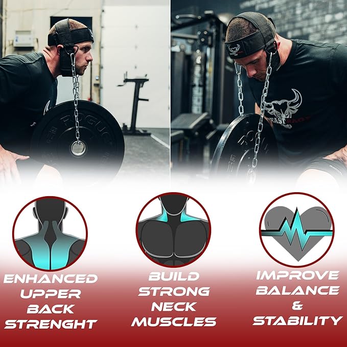 BEAST RAGE Neck Harness for Men 30 inches