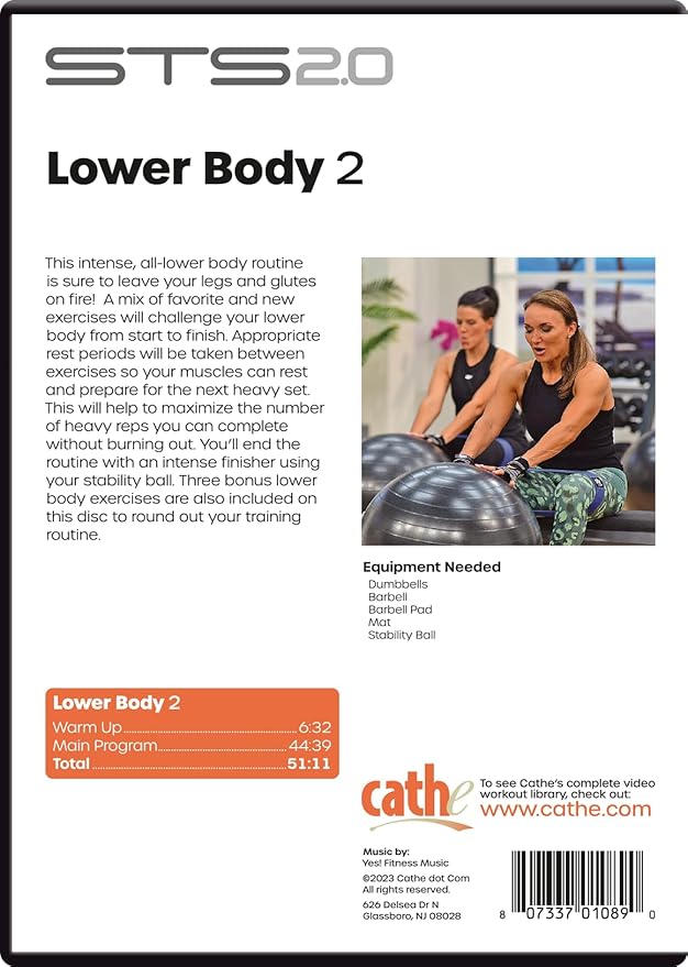 Cathe Friedrich STS 2.0 Lower Body 2 Leg