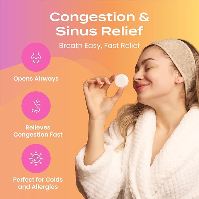 Body Restore Shower Steamers Aromatherapy 6 Pack – Valentines Day Gifts for Her and Him, Birthday Gifts for Women and Men, Relaxation, Stress Relief, Self Care – Citrus