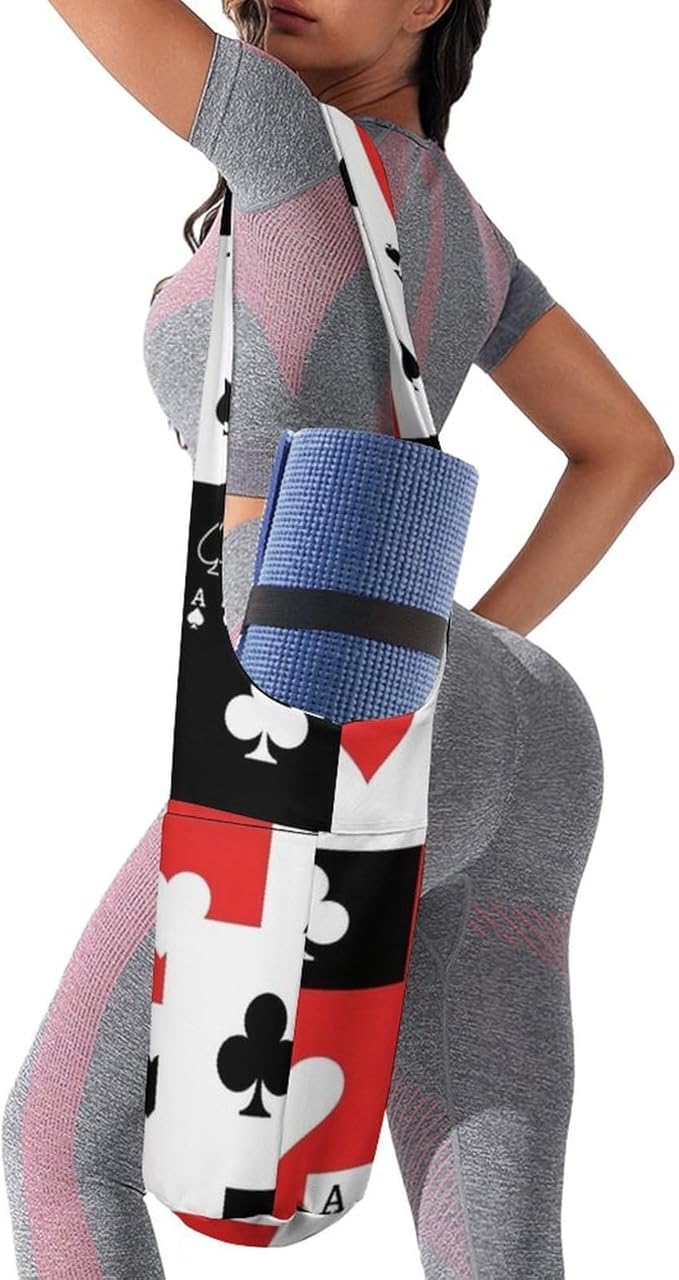 Yoga Mat Bag Large Tote Carrier Holder with Water Bottle Pocket Yoga Bags