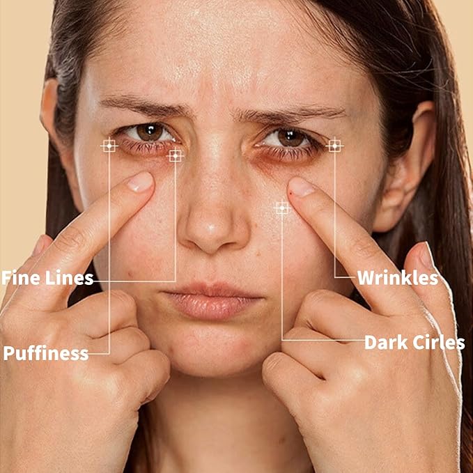 Collagen Eye Cream Anti Aging - Eye Cream for Puffiness and Bags Under Eyes - Under Eye cream for Dark Circles - Moisturizing Eye Serum - Eye Bags Treatment for Women - Firming Eye Treatment Products
