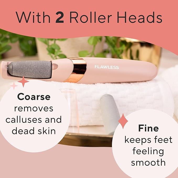 Finishing Touch Flawless Pedi Electronic Tool File and Callus Remover, Pedicure-New Version (Amazon Exclusive)