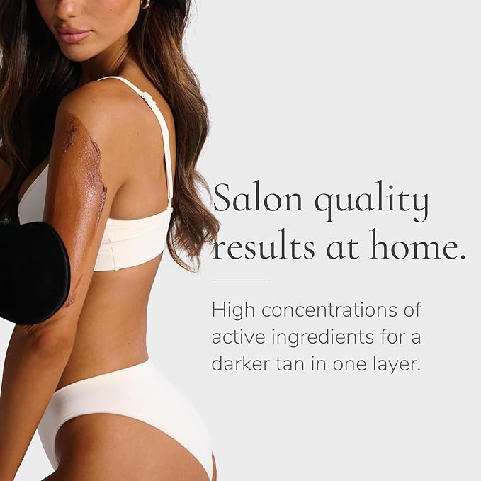Loving Tan 2 HR Express Self Tanning Mousse, Medium - Streak Free, Natural, Professional Quality - 5+ Sunless Self Tanner Applications per Bottle, Cruelty Free, Naturally Derived DHA - 6.7 FL Oz
