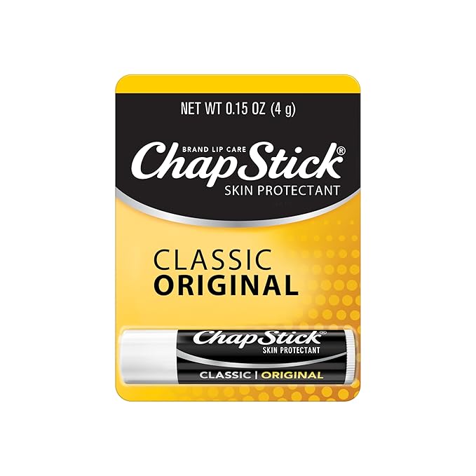 ChapStick Classic Original Lip Balm Tube, Blister