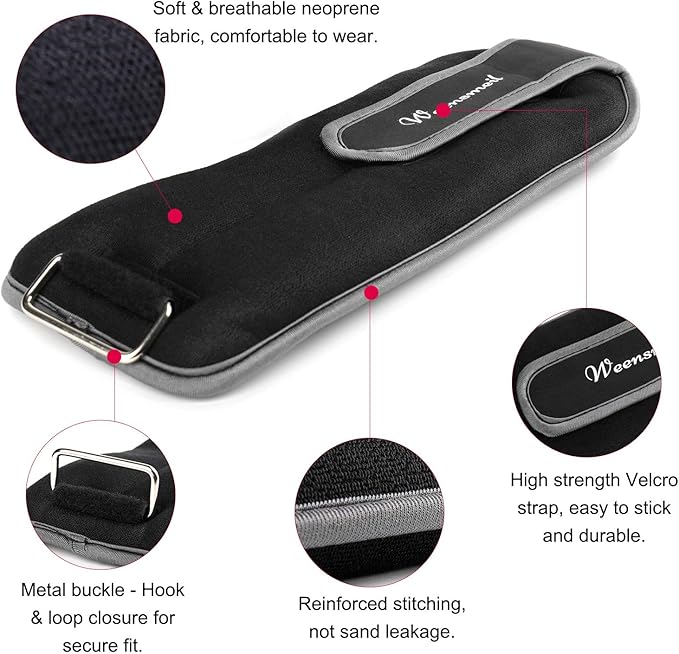 Ankle Weights 1 Pair 1 2 3 4 5 6 6 10 10 12 12 LBS