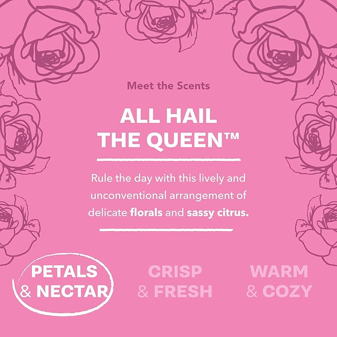 Buff City Soap Plant-Based Body Wash - Coconut Cleansers & Almond Oil Infused, Gentle & Rich Non-Drying Lather, Helps Reduce Moisture Loss & Supports Natural Skin Barrier - All Hail the Queen, 12 floz