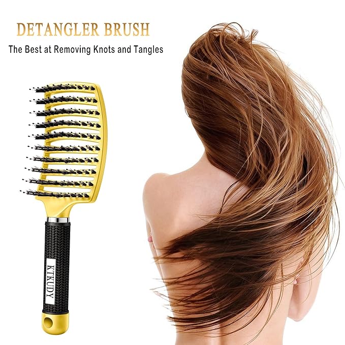 KTKUDY Detangling Brush Getting Knots