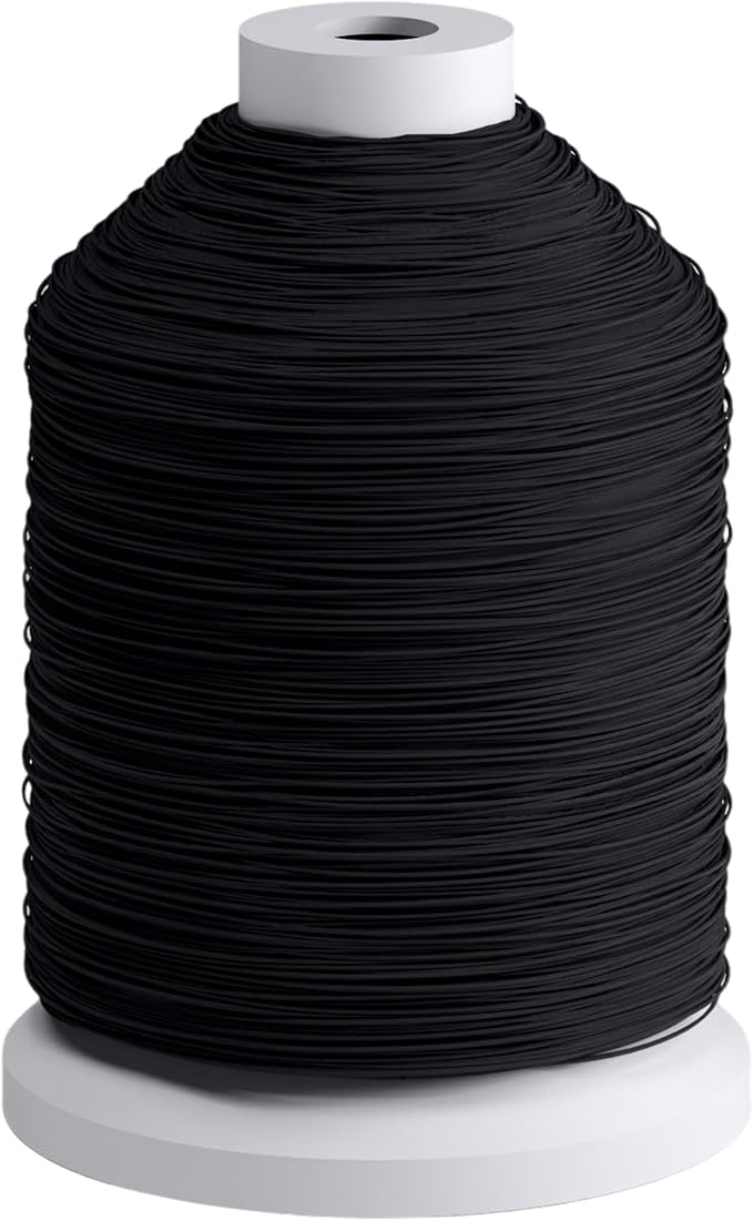 BURST Big Floss Refill Bobbin (273 Yards/XL Spool) | Fits Burst’s Big Expanding Dental Floss Dispenser | Mint Eucalyptus | Expanding Black Floss with Xylitol Coating | Vegan | Paraben Free Tooth Floss