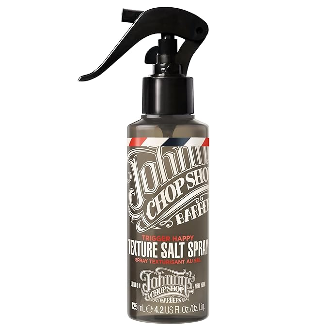 Johnny's Chop Shop, Trigger Happy Texturizing Salt Spray, Hair Styling for Men, 125ml