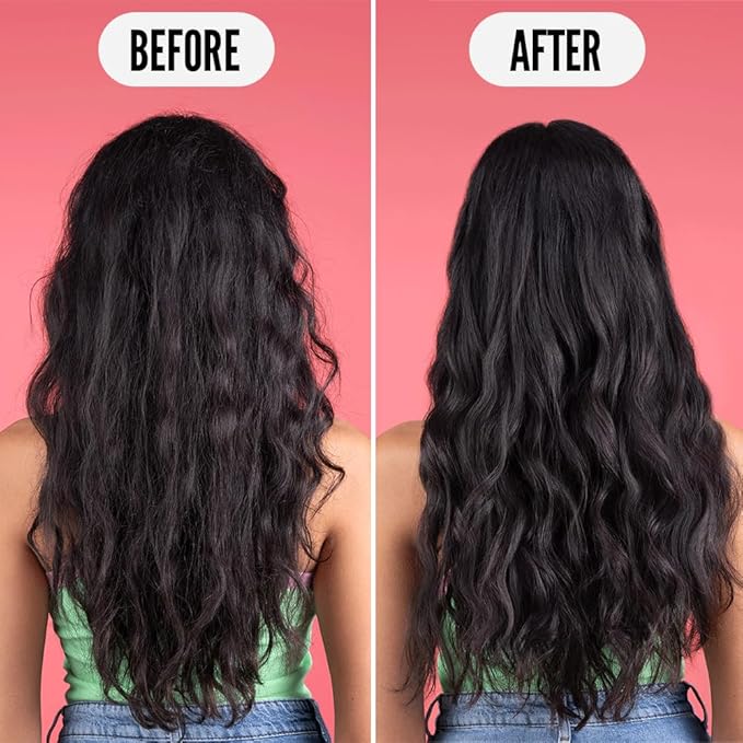 Noughty 97% Natural Wave Hello Curl Taming Cream, Sulfate Free, Vitamin Rich Smoothing Formula for Curly and Wavy Hair, with Sea Kelp and Mango Butter, Vegan Haircare 5fl.oz