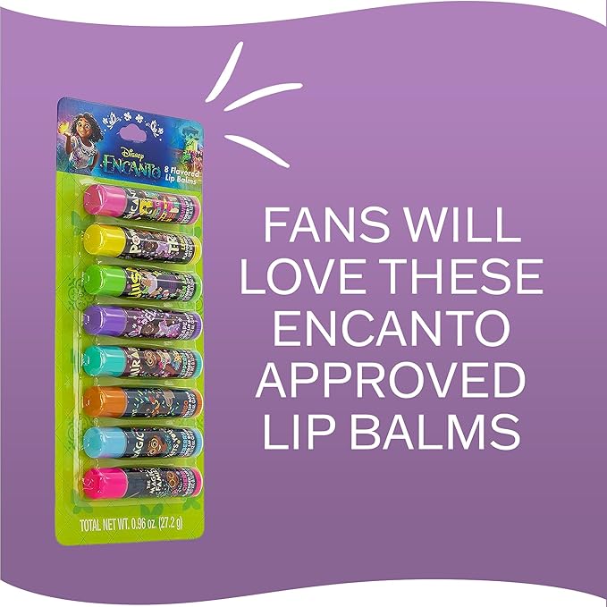 Encanto 8 Pack Lip Balm, 8.0