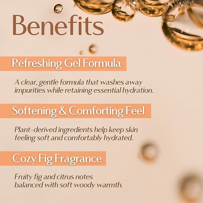 Hersteller Nearby Scented Vegan Body Wash 10.1 fl oz Moisturizing Soothing Cleanser for Dry Skin Dive In Fig