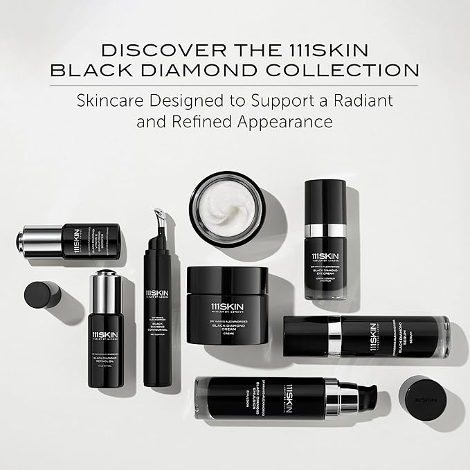 111SKIN Black Diamond Vitamin C Cleanser Face Wash for All Skin Types, Foaming Facial Cleanser with Peptidic Microalgae Complex for Dull Uneven Skin Tone & Dark Spots 3.4 fl oz