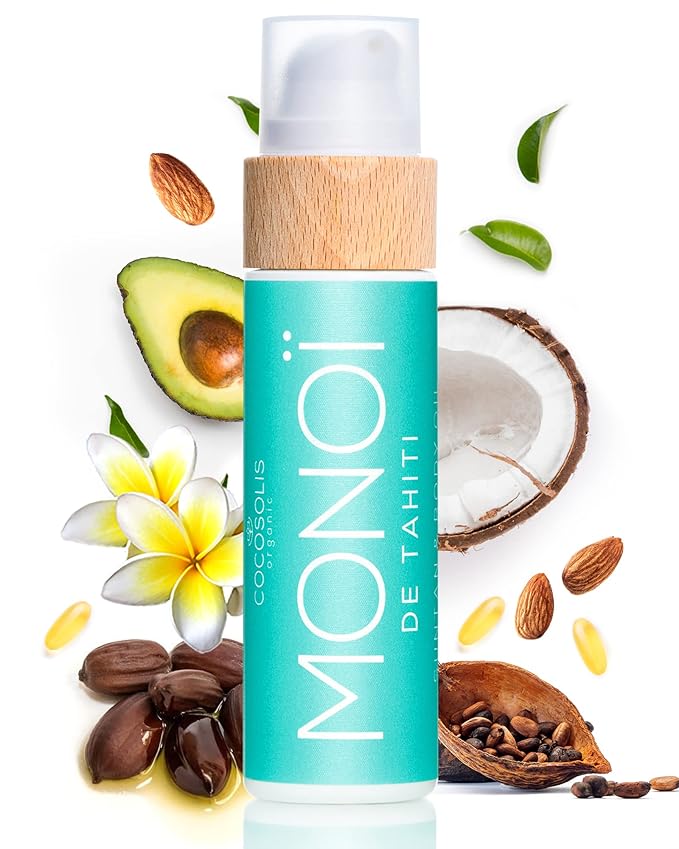 COCOSOLIS MONOI Tanning Accelerator - Organic Tanning Oil with Vitamin E & Monoi de Tahiti Oil for a Fast Intensive Tan - Tanning Enhancer for a Chocolate Tan - Nourishing Body Lotion (3.72)