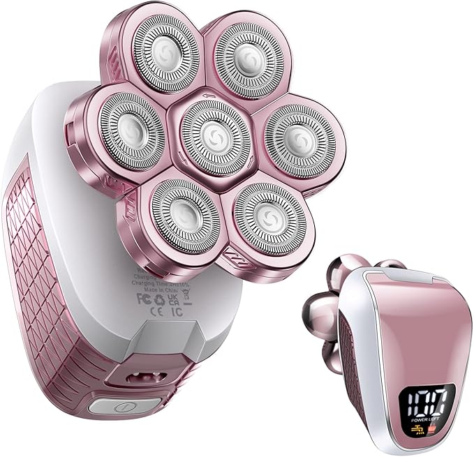 Electric Razors for Women Legs: 5-in-1 Rechargeable Electric Shavers for Body - Waterproof Wet Dry Hair Remover for Lady Face Underarms Public