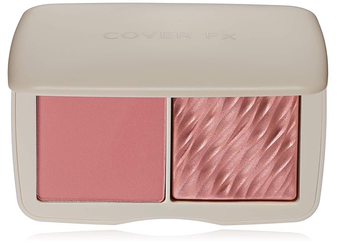 COVER FX Monochromatic Powder Blush Duo - Mojave Impact Color