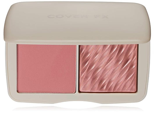 COVER FX Monochromatic Powder Blush Duo - Mojave Impact Color