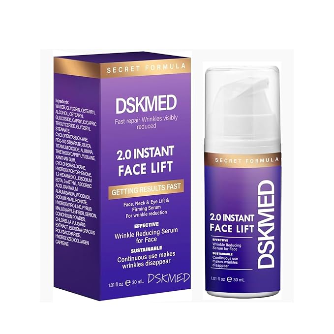 DSKMED Under Eye Bags and Wrinkles 2.0- Instant Face Lift Cream,Remove Dark Circles, Bags Under Eyes, Fine Lines, Wrinkles and Neck Lines