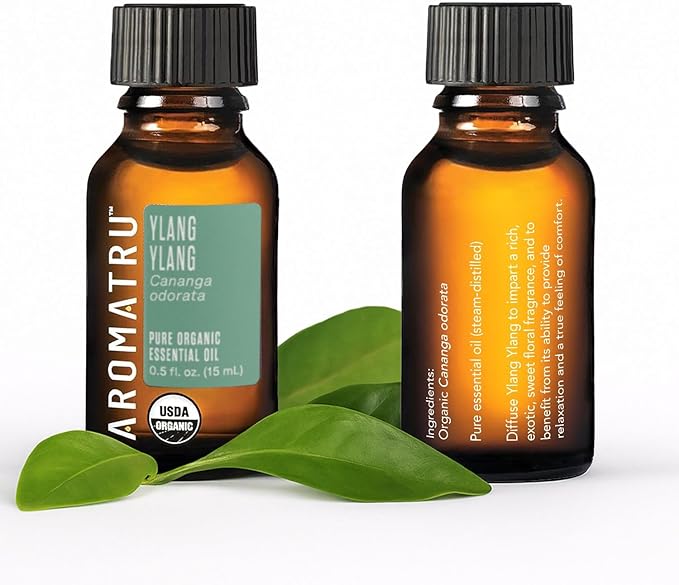 Sensual Essential Oil Kit – Patchouli, Ylang Ylang, Geranium, and Rhododendron Leaf – Organic & Wildcrafted – ISO Certified – No Synthetic Fillers – Ethically Sourced