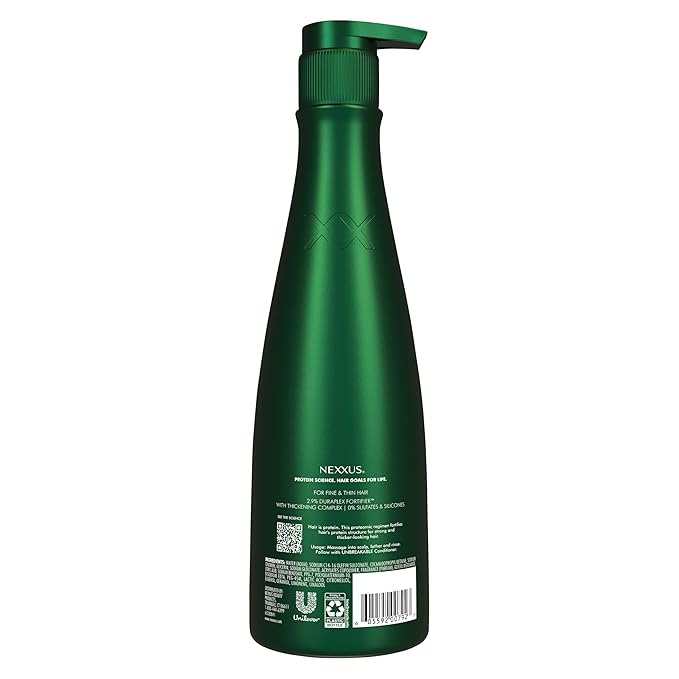 Nexxus Unbreakable Care Anti-Breakage Shampoo With Keratin, Collagen, Biotin For Fine And Thin Hair Sulfate Free Shampoo 13.5 oz