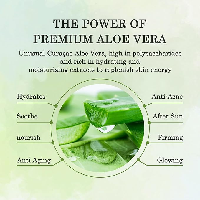 DWDiWen 16PCS Aloe Vera Gel for Face,Hydrating Organic Aloe Vera Gel,Instant Cooling,Refreshing After Sun Care Lotion,Travel Size After Sun Care Lotion for Face and Body,All Skin Types, 1.05 Oz
