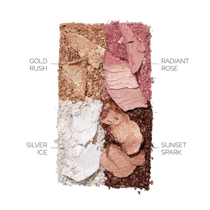 OFIR Pivot Powder | Multi-Use Glow Hydrating Highlight Blush Face Powder | Vegan Formula, Lightweight Buildable Texture | Crease-Free Compact Blush Highlighter | Gold Rush - Golden Champagne | 0.24 OZ