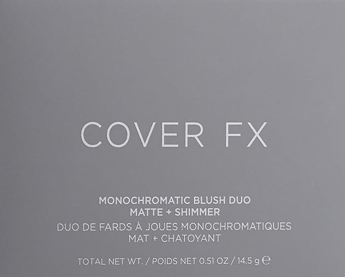COVER FX Monochromatic Powder Blush Duo - Spiced Impact Color