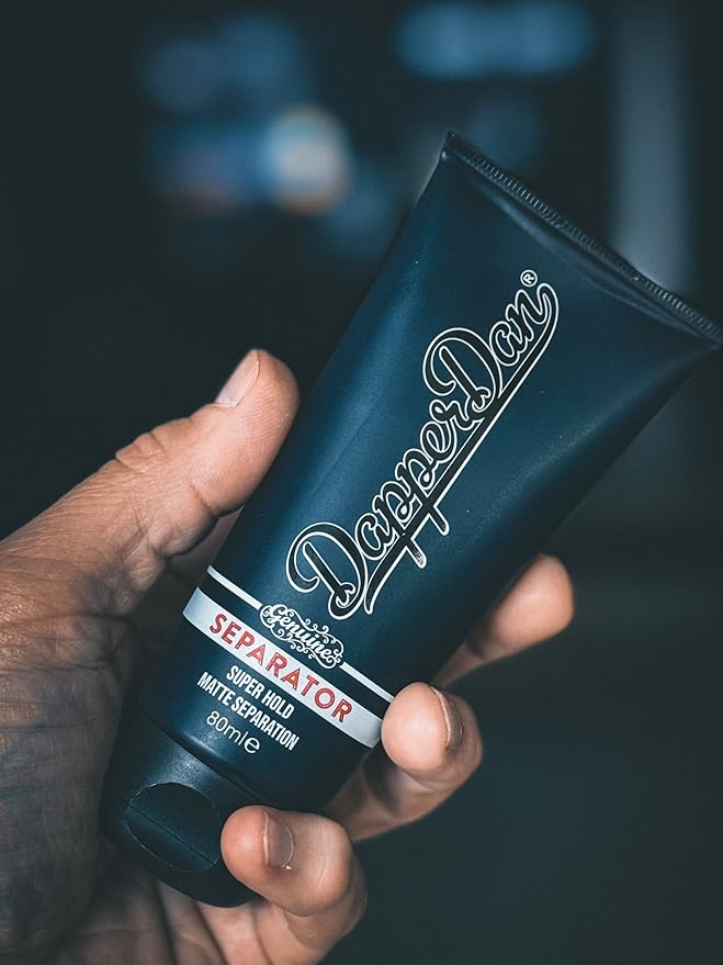 Dapper Dan Super Strong Hold Separator, For Short to Medium Length Styles, Creates Texture & Seperation, A Matte Finish Styling Cream For Natural Finish 2.71 fl oz