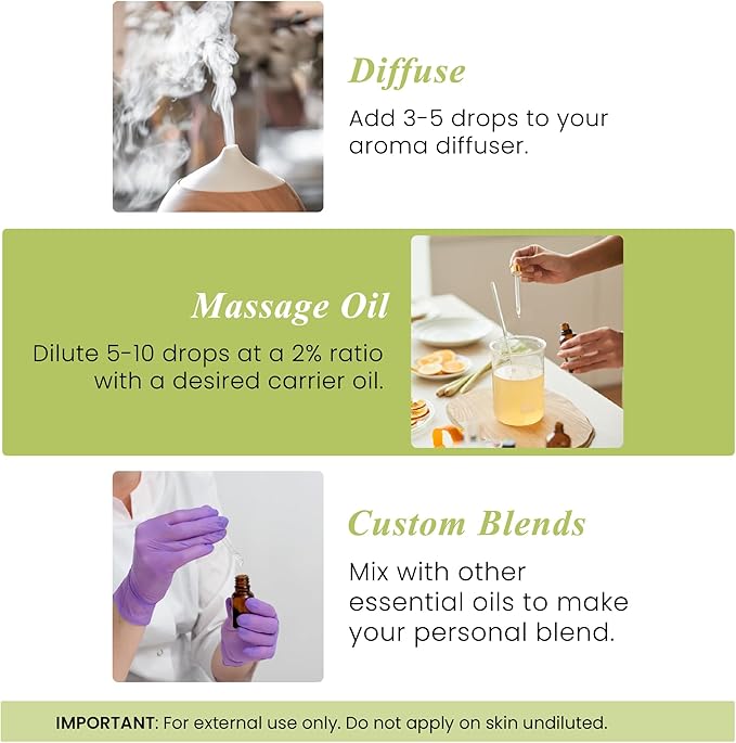 Handcraft Blends Organic Lemongrass Essential Oil – 1 Fl Oz – 100% Pure and Natural – Premium Grade Essential Oil for Diffuser and Aromatherapy