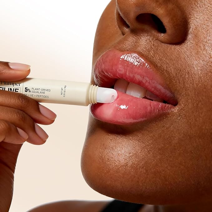 YouthVibe 5% Volufiline Lip Plumper, Nourishing & Anti Aging Over Time with Squalane, Shea Butter, Collagen, Peptide & PDRN - No Burning, No Tingling for Gentle Daily Plumping