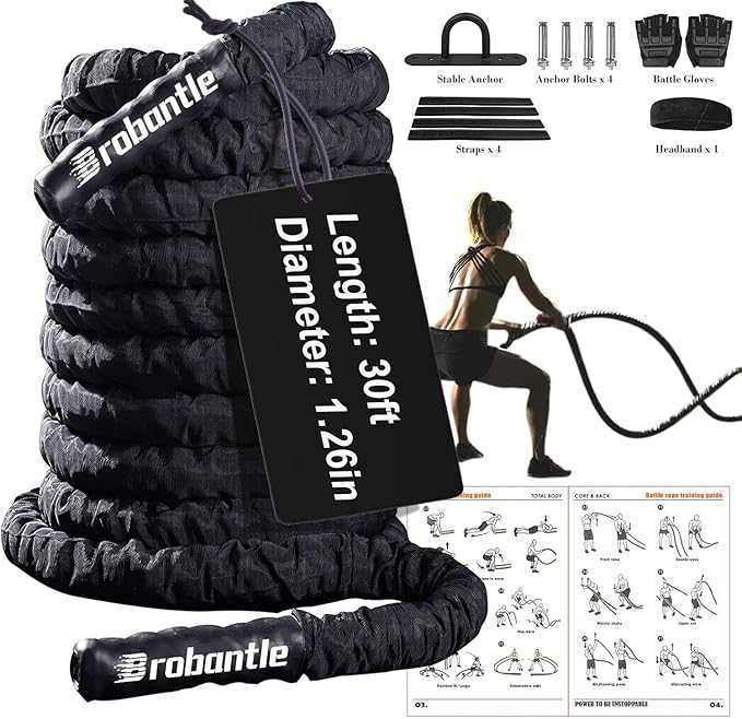 Battle Rope Battle Ropes for Exercise Workout Rope