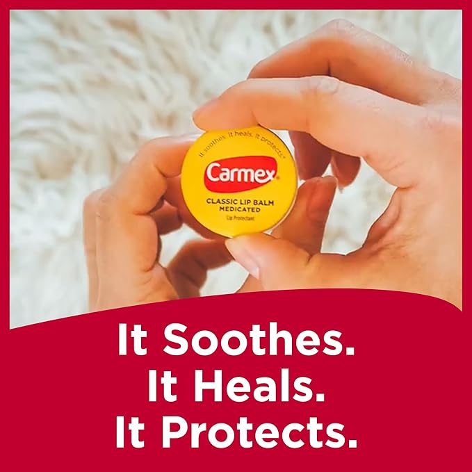 Carmex Medicated Lip Balm Jar, Lip OZ