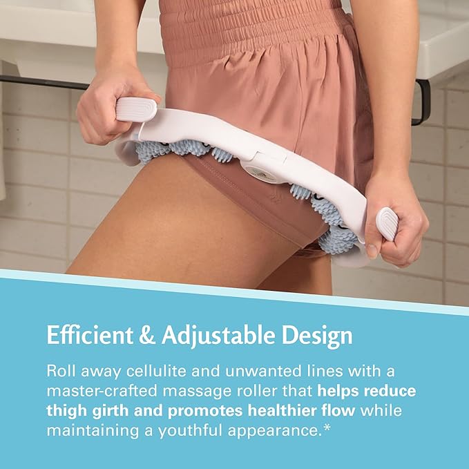 Anti Cellulite Roller & Lymphatic Drainage Massager | Fascia Blaster for Contoured & Smoother Skin | Tool for Sore Arms, Legs, Stomach & Buttocks by M3 – Multicolor