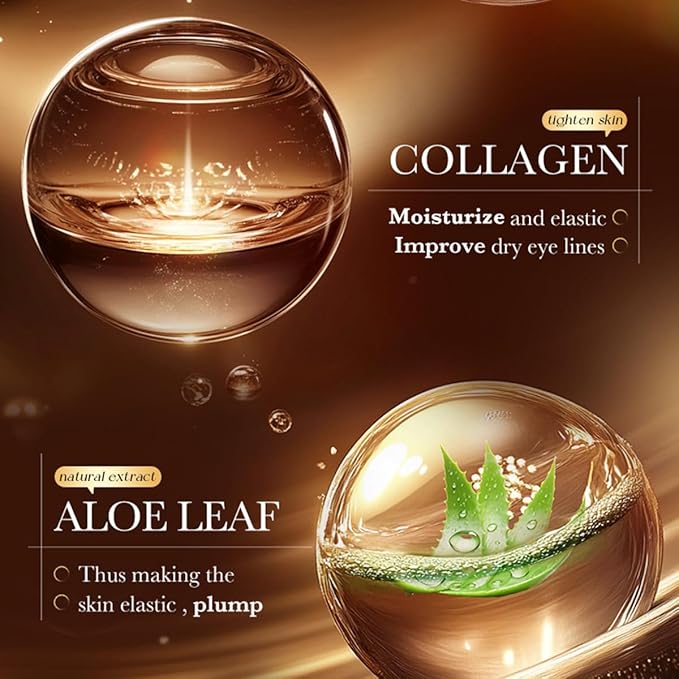 Seaweed Extract Under Eye Patches (80 Pieces) with Collagen & Hyaluronic Acid,Moisturizing Eye Mask for Dark Circle & Puffy Eyes & Bags & Wrinkles, Hydrating Under Eye Gel Mask for Fine Lines