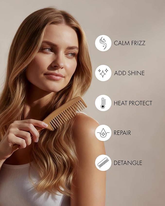 CHAHONG Keratin Hair Repair Mist for Dry Damaged Hair, Professional Salon Keratin Leave-in Spray, Lightweight, Non-Greasy, Adds Shine & Elasticity, Heat & Humidity Defense, Easy to Wash 150ml / 5 oz