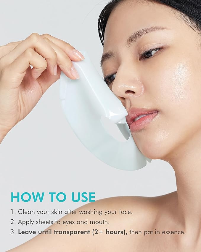 DERMAL Seoul Face PDRN Hydrogel Melting Mask (4 Pack) - 5% Salmon DNA Overnight Regeneration Facial Mask - Skin Barrier Repair & Calming Ritual with Cica & Probiotics - K-Beauty