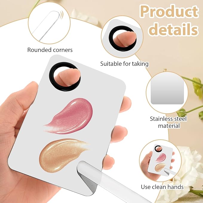 5 Pcs Makeup Spatula Korean Foundation Spatula Stainless