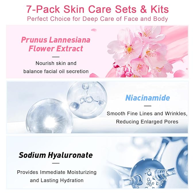 Skin Care Set JAPAN-SAKURA Women Beauty