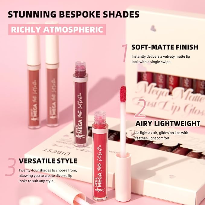 12 Colors Lip Gloss Set for Women, Hydrating Shiny Lip Glaze with High Pigment, Moisturizing Non-Sticky Lip Tint Set, Glossy & Nude Shades for Daily Makeup, Long-Lasting Lip Color Gift Kit (Set A)