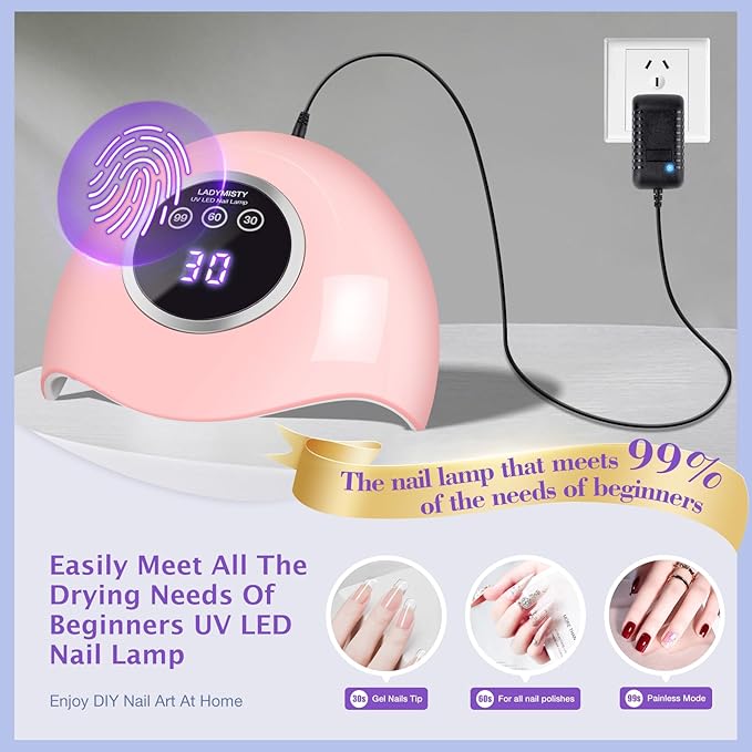 72W UV LED Nail Lamp