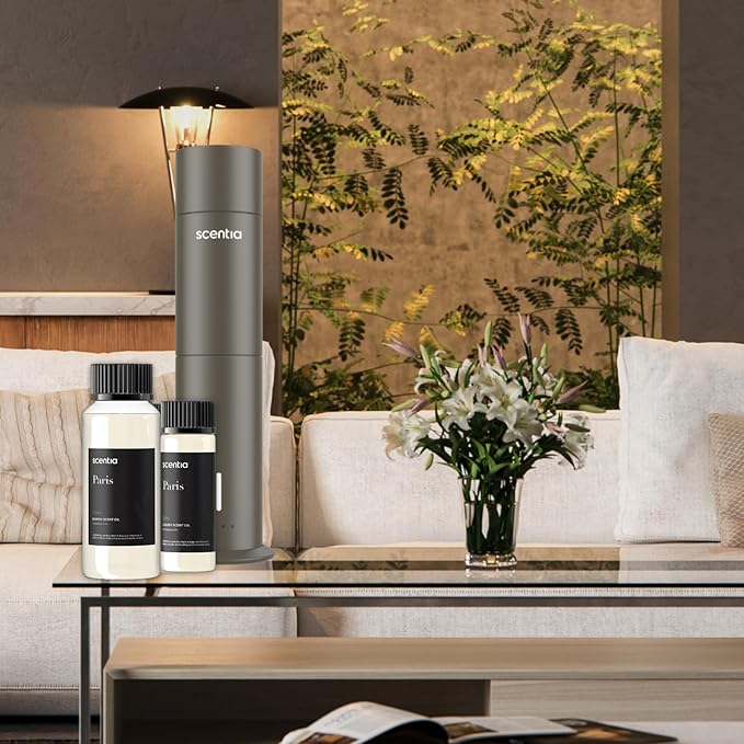 Scentia Fragrance Oil Inspired by The Hotel Costes - 120 mL 4.06 fl oz - Refill Diffuser Oil Blend Rose, Clove & Sandalwood Notes for Aromatherapy Diffusers - Paris, Thanksgiving Gift