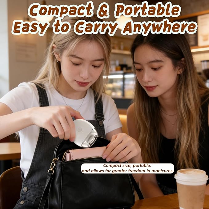 Universal Automatic Fingernail Grinder,2026 New Portable Electric Nail Clipper with LED Light and 3 Speeds,Silent Auto Fingernail Cutter and Polishing Trimmer, for Whole Family (1PCS)
