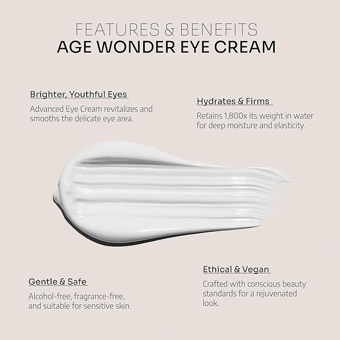 Oxygen Botanicals Age Wonder Eye Cream-eye cream firming-lifting and reduction of dark circles and bags, moisturizing and revitalizing-15ml