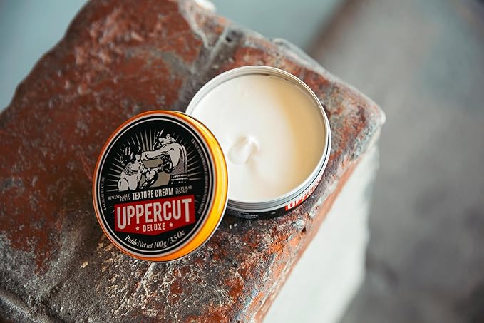 UPPERCUT DELUXE Texture Cream –Flexible, Reworkable Styling Cream for Men – Natural Matte Finish, Pliable Hold, Lightweight Hair Product – 3.5 oz / 100g