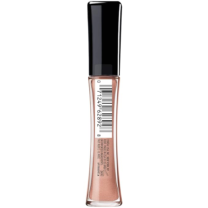 L’Oreal Paris Makeup Infallible 8 Hour Hydrating Lip Gloss, Nude Petal, 0.21 Fl Oz