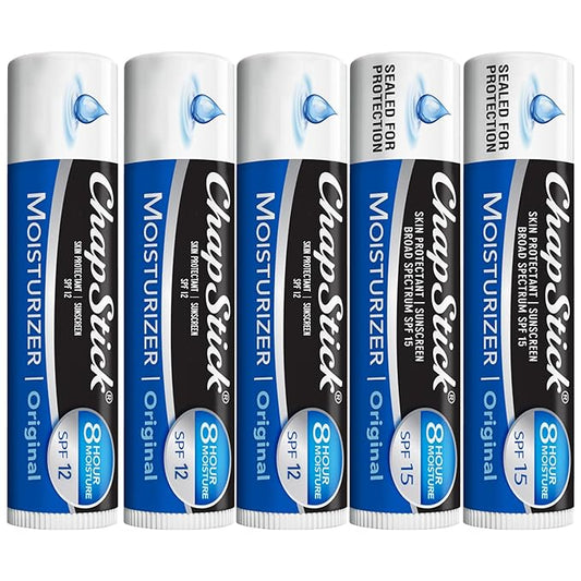 ChapStick Moisturizer 2-in-1 Lipcare 5-Pack (3